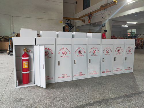 Latest company case about 8kg FM200 (HFC-227ea) clean gas fire extinguishing device