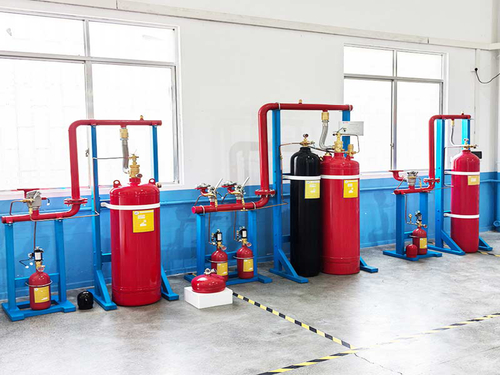 Latest company case about FM200 External pressure Storage Gas Fire Extinguishing system