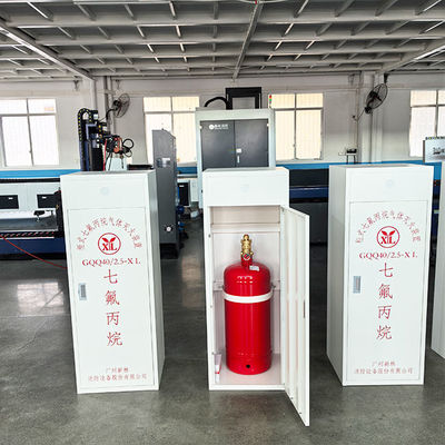 2.5MPa FM200 Gas Fire Extinguishing For Critical Power Distribution Areas