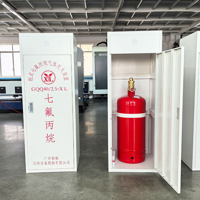 40L Cabinet Type FM200 Fire Extinguishing Device Clean Agent Automatic Library