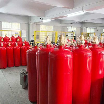 Unterstation FM200 Zylinder für Feuerlöschsysteme Hfc-227ea CO2 N2 Gasbehälter