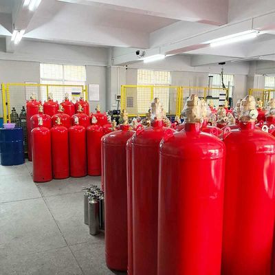 FM200 Gas Cylinder Auto Fire Extinguisher For Cloud Computing Center Computer Room