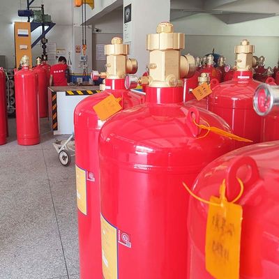 Reinigungsmittel Feuerlöschsystem FM200 Zylinder HFC-227ea Gas gefüllte Luftflaschen
