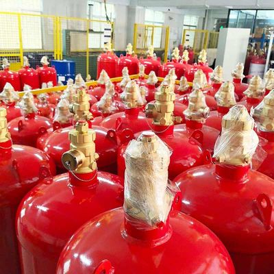 2.5Mpa 4.2MPa 5.6MPa FM200 Fire Suppression Cylinder For Bank Computer Rooms