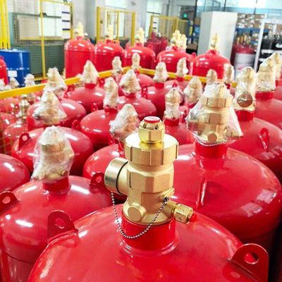 Custom FM 200 Gas Cylinder For Automated Control Room Fire Fighting Equipment