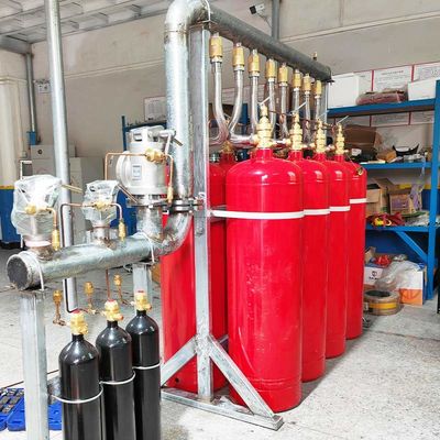 0.3MPa Storage Pressure 120L FM 200 Clean Agent Fire Suppression System