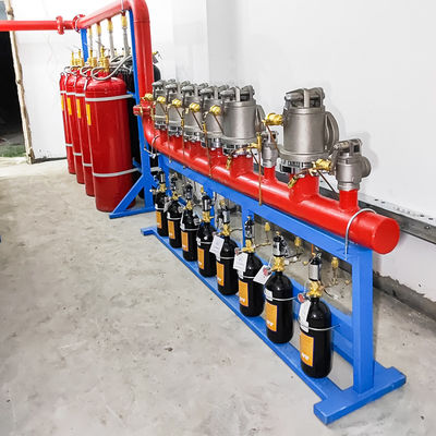 Fire Suppression Inergen System IG541 For Internet Company Server Rooms Non Conductive