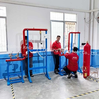 4.2Mpa Automatic FM200 Fire Extinguishing System Without Polution For Power Supply Room