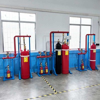 20MPa IG100 Clean Agent Fire Suppression System For Hotel Fire Control Room