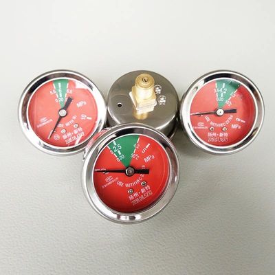 OEM ODM Fire Extinguisher Accessories FM200 Gas Fire Pressure Gauge For Archives Room