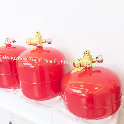 Système d'extinction d'incendie FM200 suspendu en acier rouge 1,6 MPa sans résidu pour salle d'archives